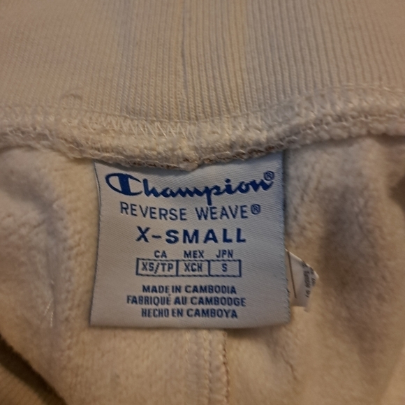 Champion Sweat pants with pockets on back pocket size XS - Picture 3 of 3
